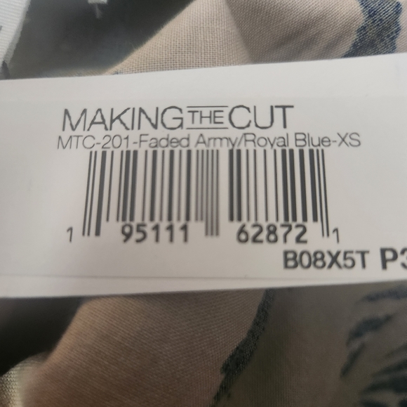 Making the Cut Season olive lace up midi Shirt Dress Sz XS New with tags - Picture 13 of 14